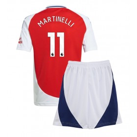 Arsenal Gabriel Martinelli #11 Hjemme skjorte til barn 2024-25 Kortermet (+ korte bukser)